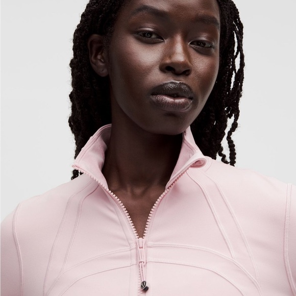 Lululemon Define Cropped Jacket Nulu Pink Haze Size 14 Sz 14 - Picture 4 of 6
